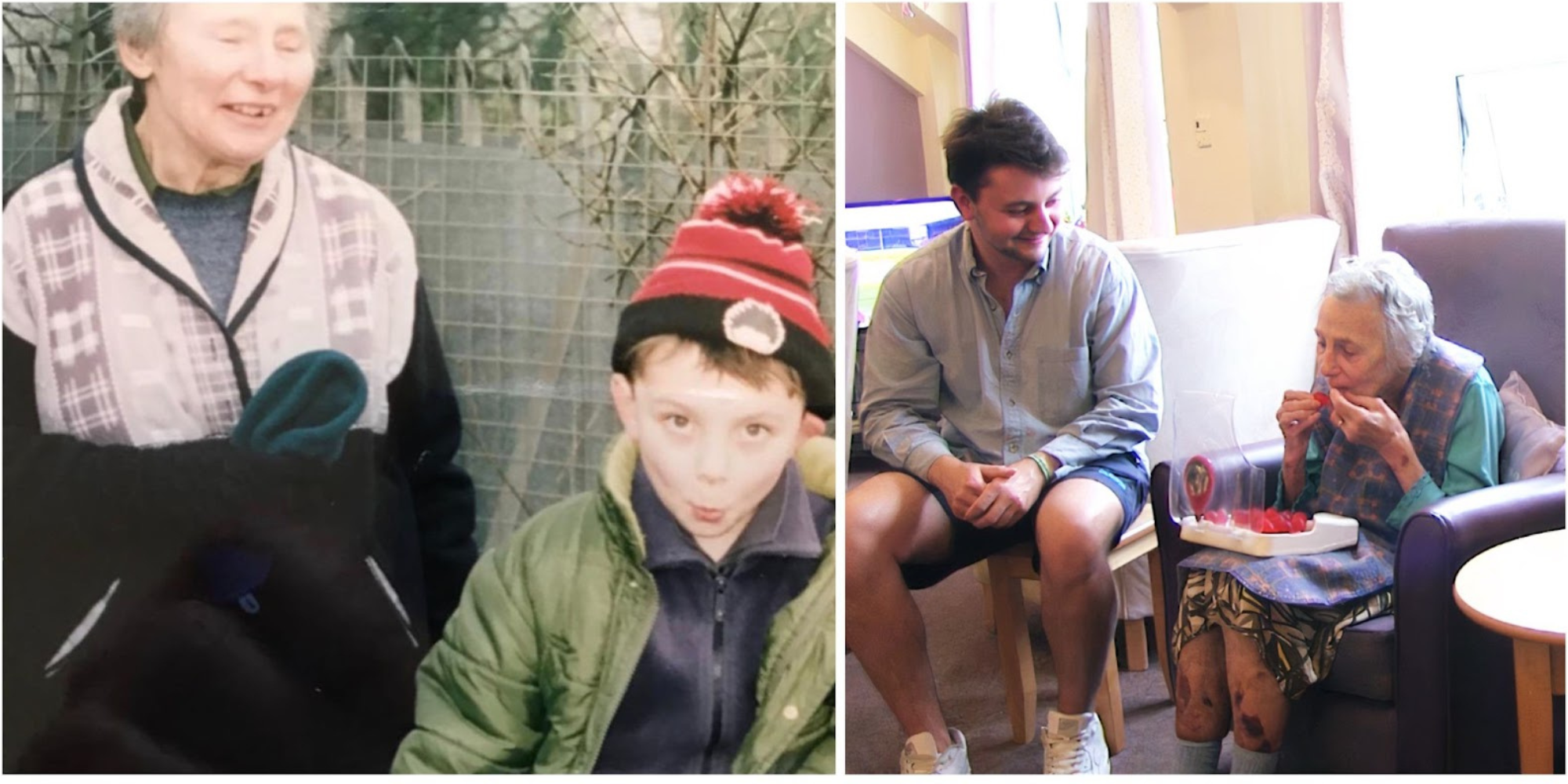 A child and his grandma